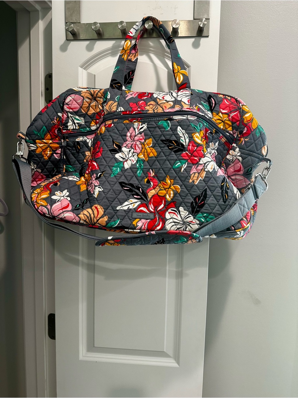 Vera Bradley Quilted Floral Weekender Bag - Coastal Paradise